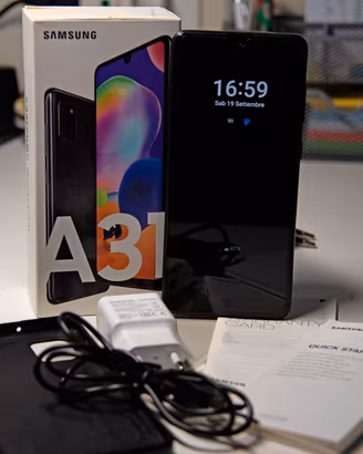 Samsung Galaxy A31 nero, Dual SIM, 64 GB, 4Gb Ram