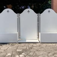 Set 3 Separè con Fioriera SIA – Bianco Smaltato