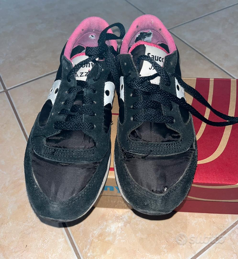 Saucony jazz scarpe rosa e nere Abbigliamento e Accessori In