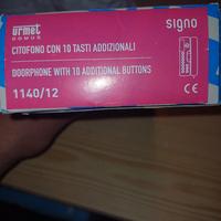 citofono urmet signo 