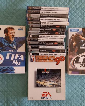 Lotto Giochi PSP - PS2 - Scatole PC