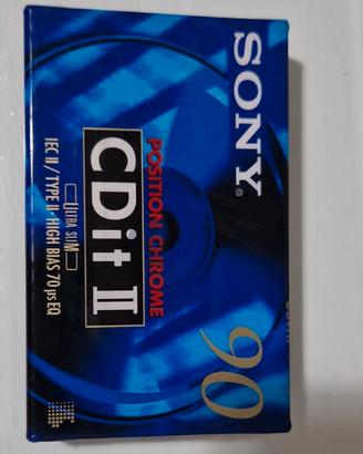 Sony CDit II 90 Cassetta audio Type II IEC II HB