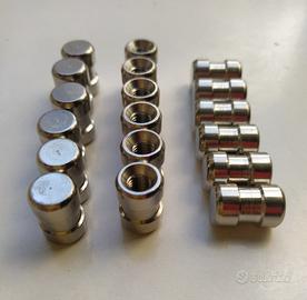 Bussole / boccole filettate M6 Wurth in ottone