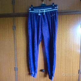 pantaloni tuta donna in velluto nuovi 
