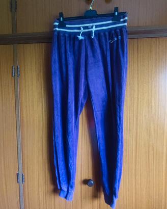 pantaloni tuta donna in velluto nuovi 