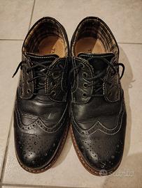 scarpa uomo Elegante sportivo Oxford nero 41