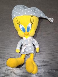 Peluche Titti in pigiama vestaglia Looney Tunes 27
