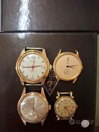lotto 4 "teste" orologi vintage