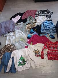 Stock lotto abbigliamento dai 6 ai 10 anni natale