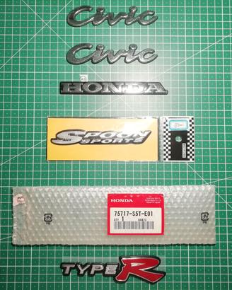 Badge/Emblemi Auto Oem Honda/Jdm - Spoon - Type R