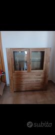 vetrina in legno