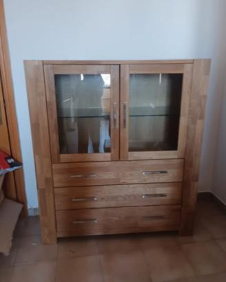 vetrina in legno