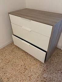 Cassettiera e scrivania Ikea