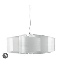 Lampadario di design acciaio e vetro