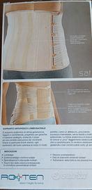 Supporto ortopedico lombosacrale