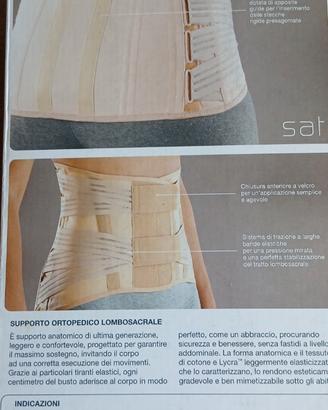 Supporto ortopedico lombosacrale