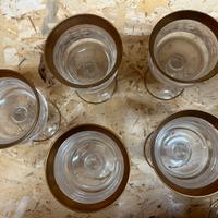 Servizio antico bicchieri