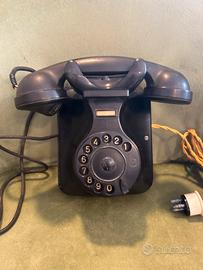 TELEFONO VINTAGE BACHELITE FACE DA MURO ANNI 50