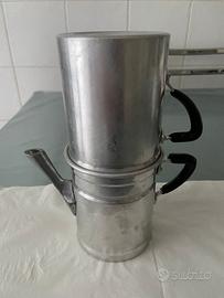 Caffettiera napoletana vintage marchio Lupa