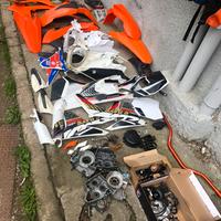 Ricambi ktm (kit plastiche,carter,ecc)