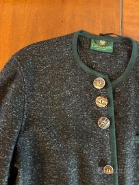 Giaccia Giesswein in lana cotta con bottoni