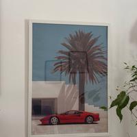 Poster in vinile con cornice
