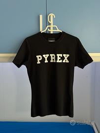 Maglietta Pyrex nera con logo bianco – Taglia S