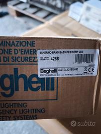 Beghelli schermo a tenda emergenza 