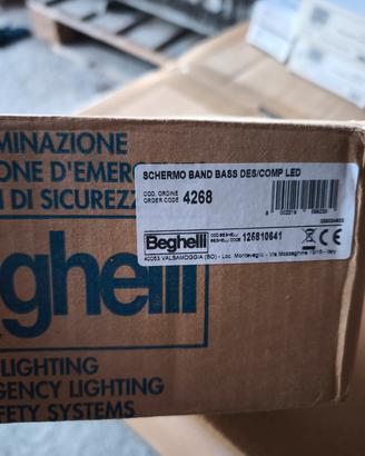 Beghelli schermo a tenda emergenza 