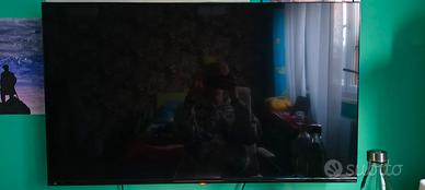 televisione  43" + staffa per fissarlo al muro