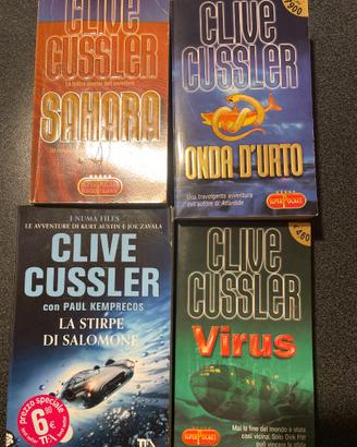 Lotto di 4 libri di Clive Cussler