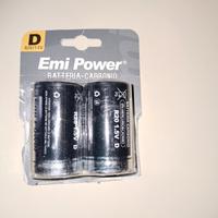 N. 2 batterie in carbonio 1,5 V