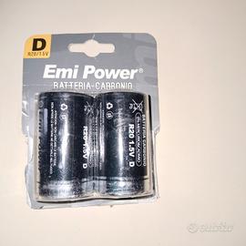 N. 2 batterie in carbonio 1,5 V