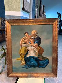 Quadro La sacra famiglia Michelangelo