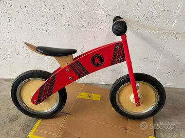 Bicicletta senza pedali  Kiddimoto Kurve Red Tyre