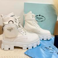 Stivale Prada Milano Bianco