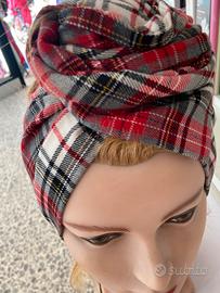Fascia africana in morbido tartan di lana