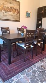Tavolo in rovere + 12 sedie