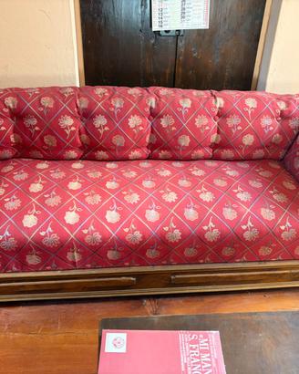 Divano letto stile Impero a sponde smontabili