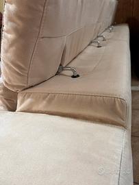 Divano con penisola 3/4 posti