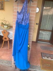 Abito blu elettrico tg XL via condotti