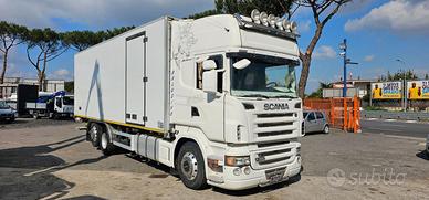 SCANIA R380 3ASSI FRIGO MT8.10+SPONDA 15QLI EURO