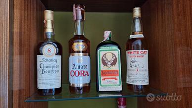 Whisky, bourbon e liquori vintage