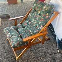 SEDIA SDRAIO IN LEGNO