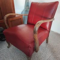 Poltrona similpelle 