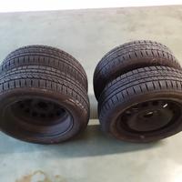 Cerchi Fiat 500 R14 + Gomme Invernali