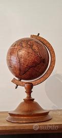 Mappamondo vintage in legno stile "Antico Mondo" 