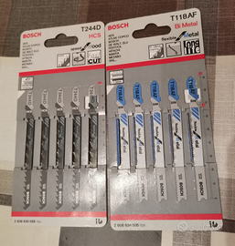 Lame per seghetto marca Bosch (nuove)