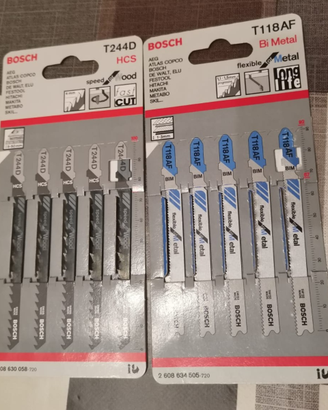Lame per seghetto marca Bosch (nuove)