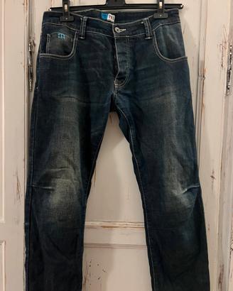 Pantaloni Jeans Moto